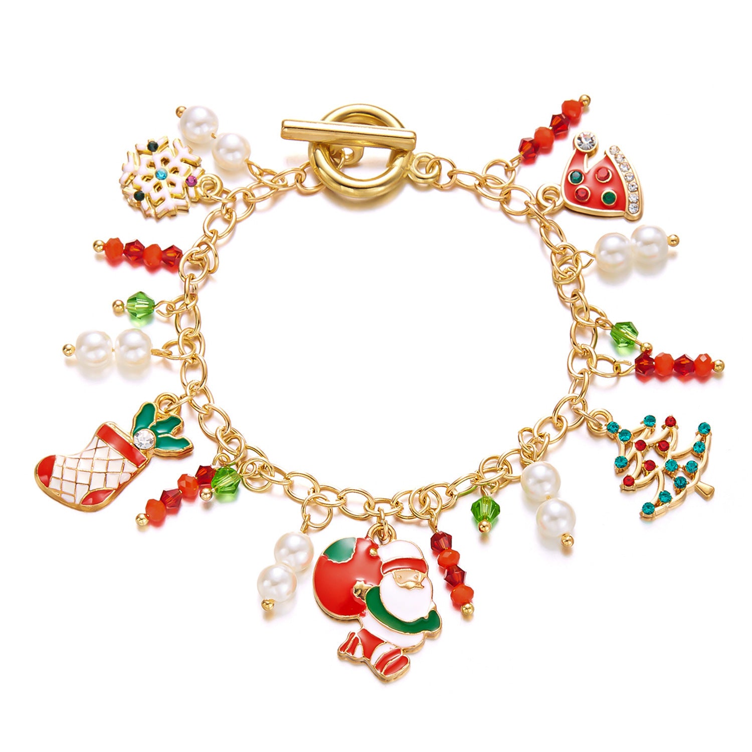 Wholesale Christmas Bracelet Cartoon  Elk Christmas Tree Bracelet