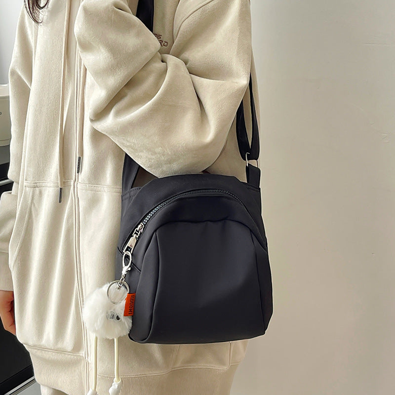 Wholesale Japanese casual crossbody bag solid color shoulder bag