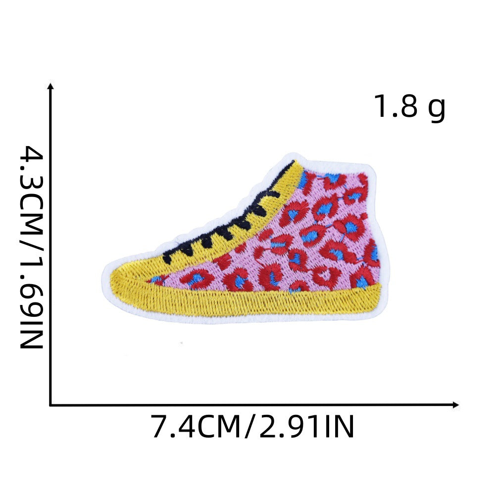Wholesale Pink Cartoon Embroidery Iron On Patch For Kids Clothing DIY Accessory Gift