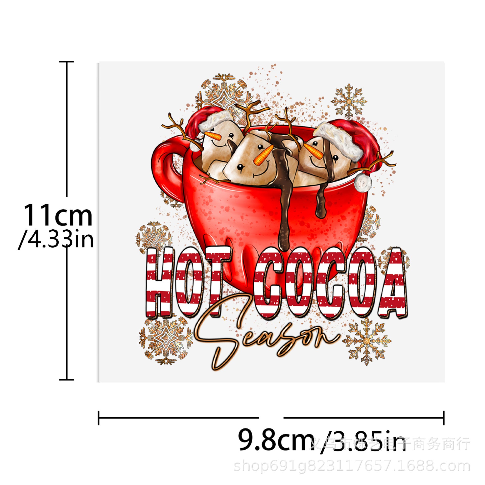 Wholesale Christmas series  Olaf  16oz Cup UV DTF Wraps