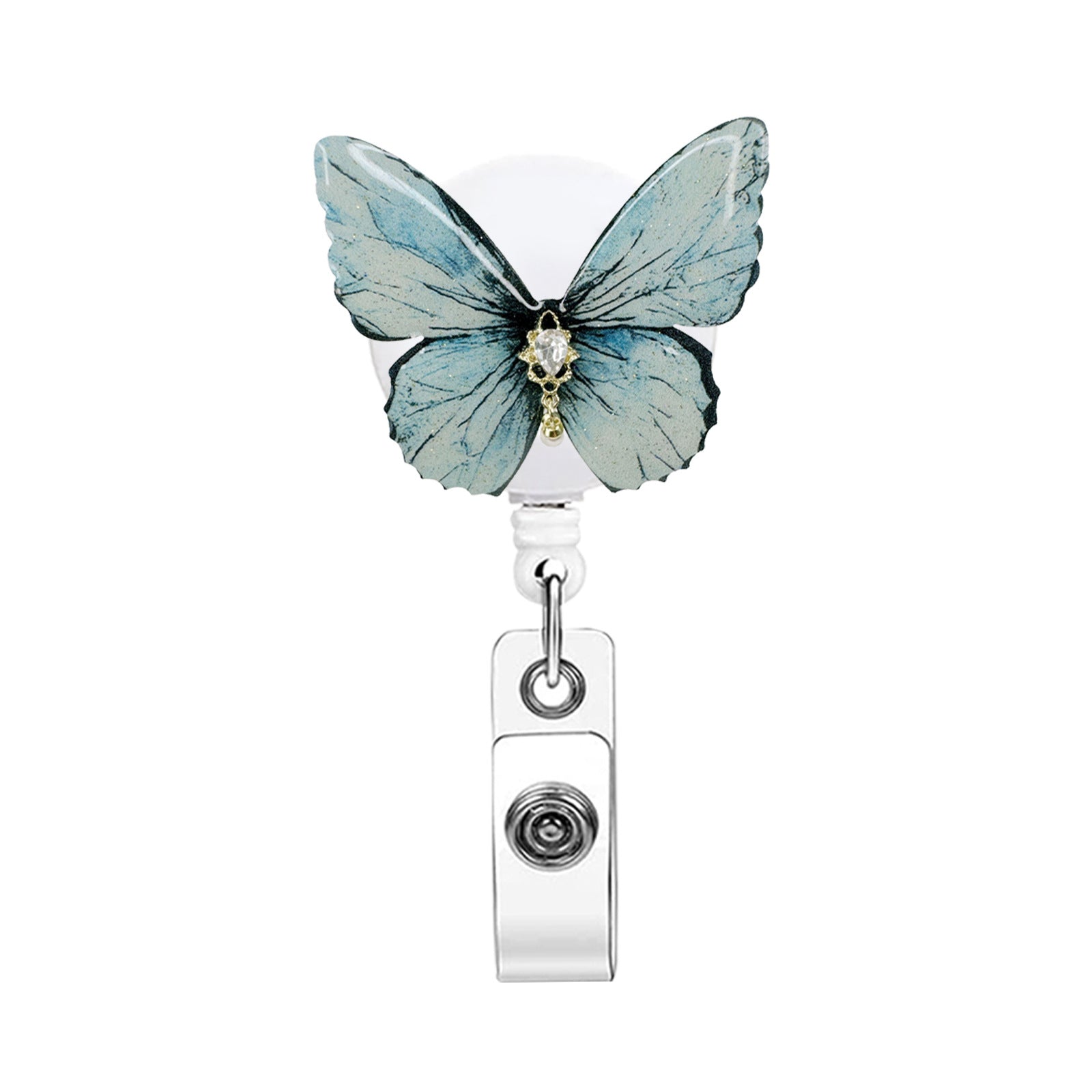 Wholesale Colorful Dancing Butterflies Badge Reels