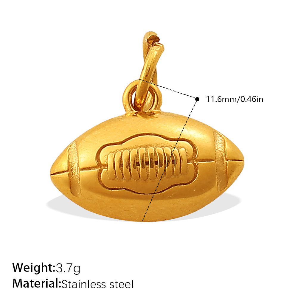 Wholesale Gold sports style retro necklace pendant accessory