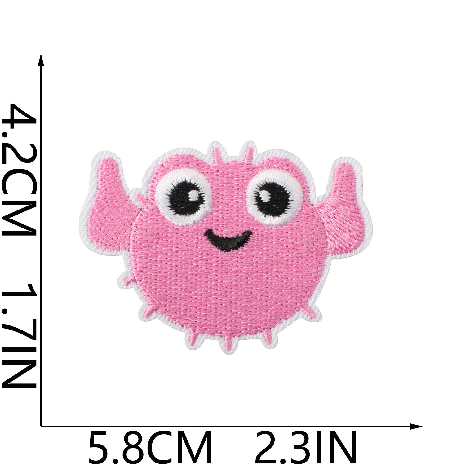 Wholesale Trendy Ocean Party Embroidered Patches For Kids Clothing Cartoon Shark Dolphin Fashion Accessory