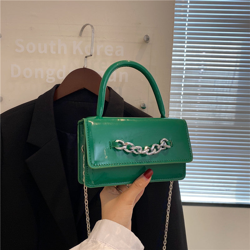 Wholesale Pink Chain Decoration Mini PU Handbag