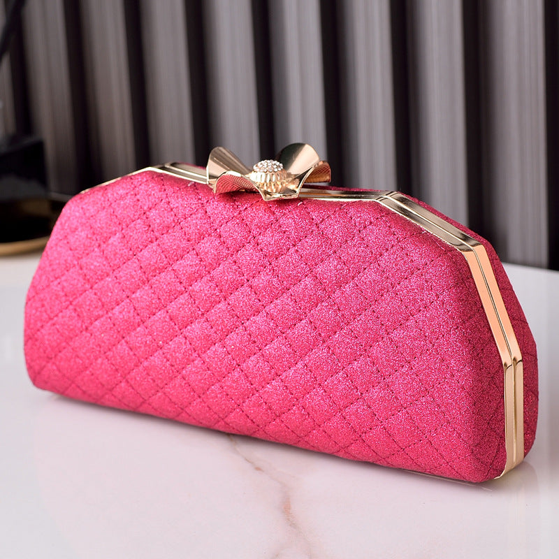 Wholesale Diamond Patterned Fashionable High-end Diamond Studded Handbag