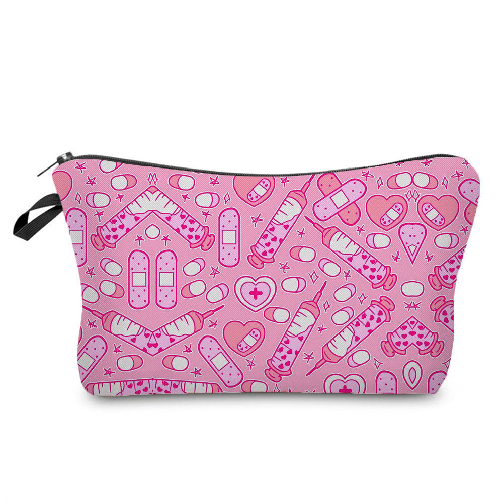 Wholesale Polyester Printed Cosmetic Bag