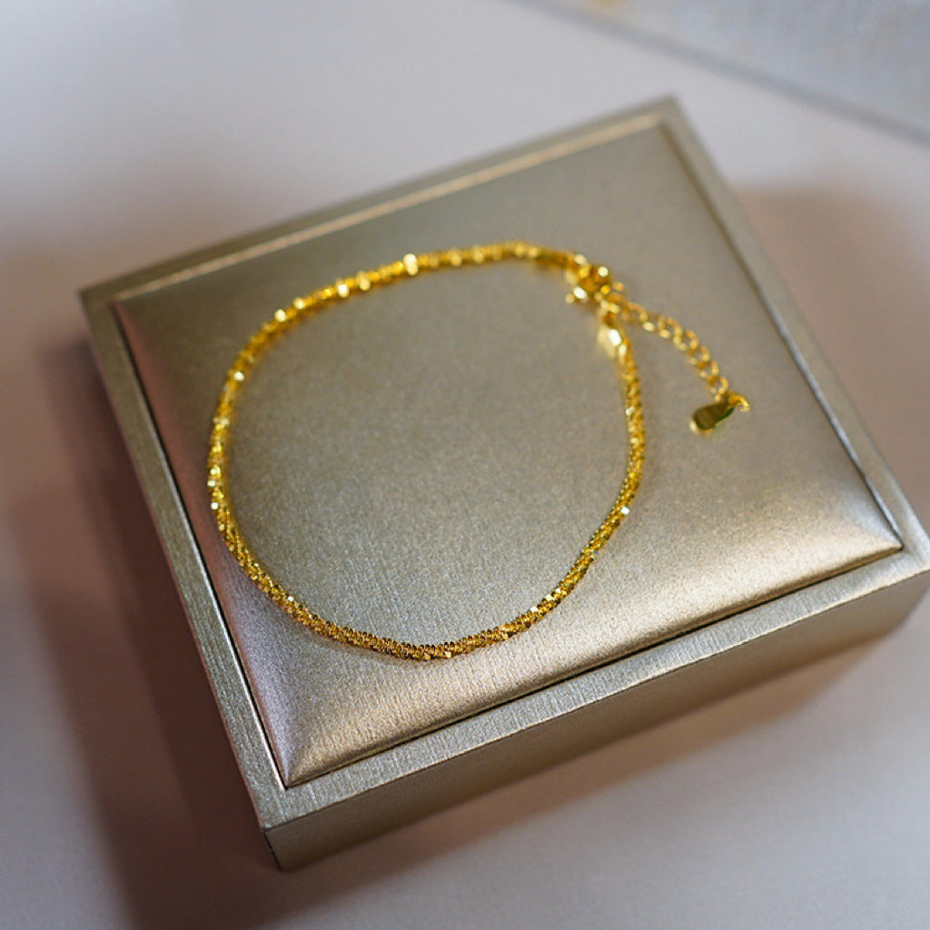 Wholesale Sparkling Design Sense Broken Gold New Fashion Bracelet