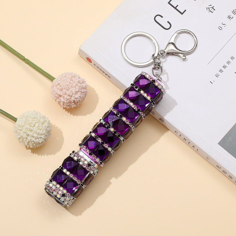 Wholesale Diamond 10ml perfume keychain