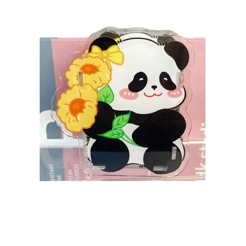 Wholesale Cute Creative Panda Pen Holder Storage Ornaments Office Desktop Decorations