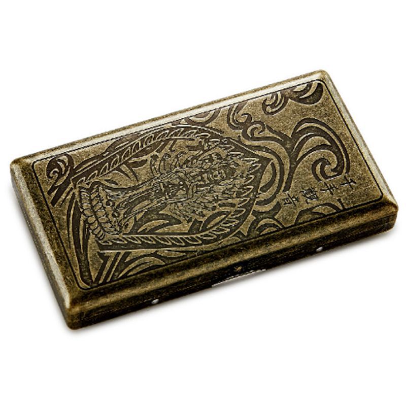 Wholesale 20 Pack Ultra-thin Automatic Flip Top Double-sided Stainless Steel Metal Tang Cao Retro Cigarette Box