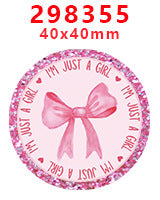 Wholesale Random 30pcs Pink Bow Series Acrylic Flatback