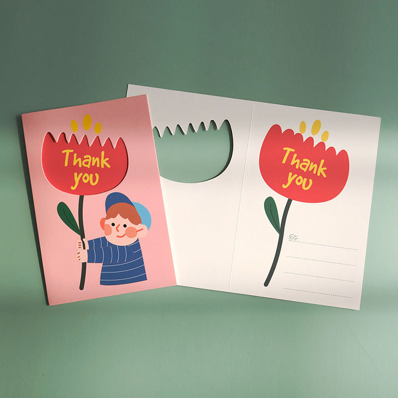 Wholesale of 10pcs/packDIY Flower Paper Cards