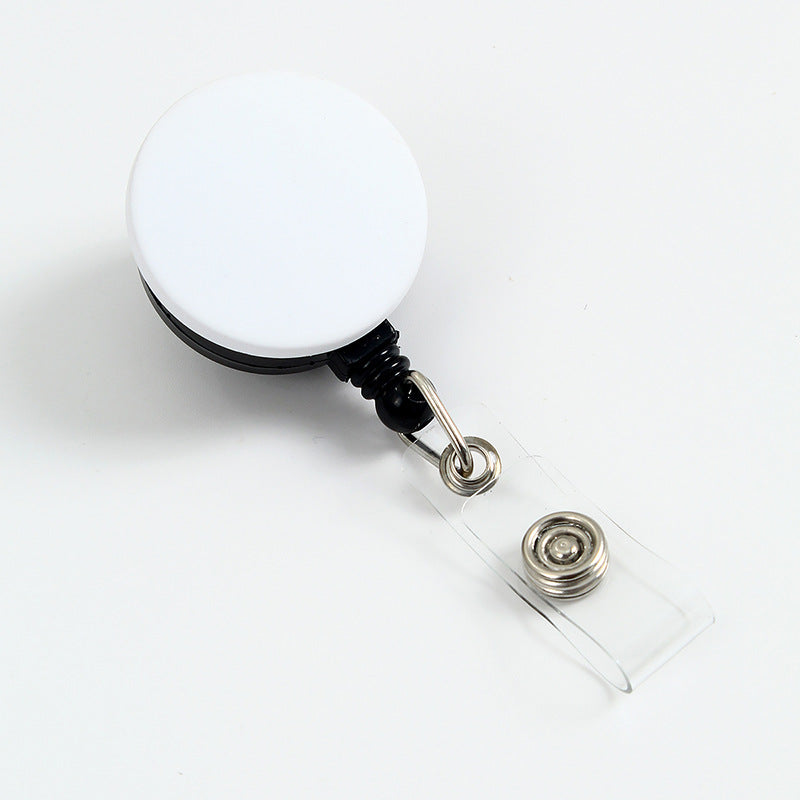 Wholesale Acrylic Geometric Square Easy Pull Buckle Retractable Buckle Keychains