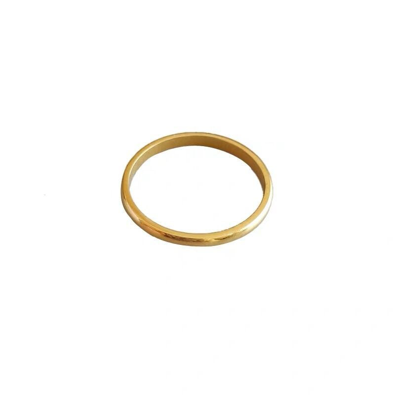 Wholesale 18K Gold Plated Stainless Steel Stacking Rings
