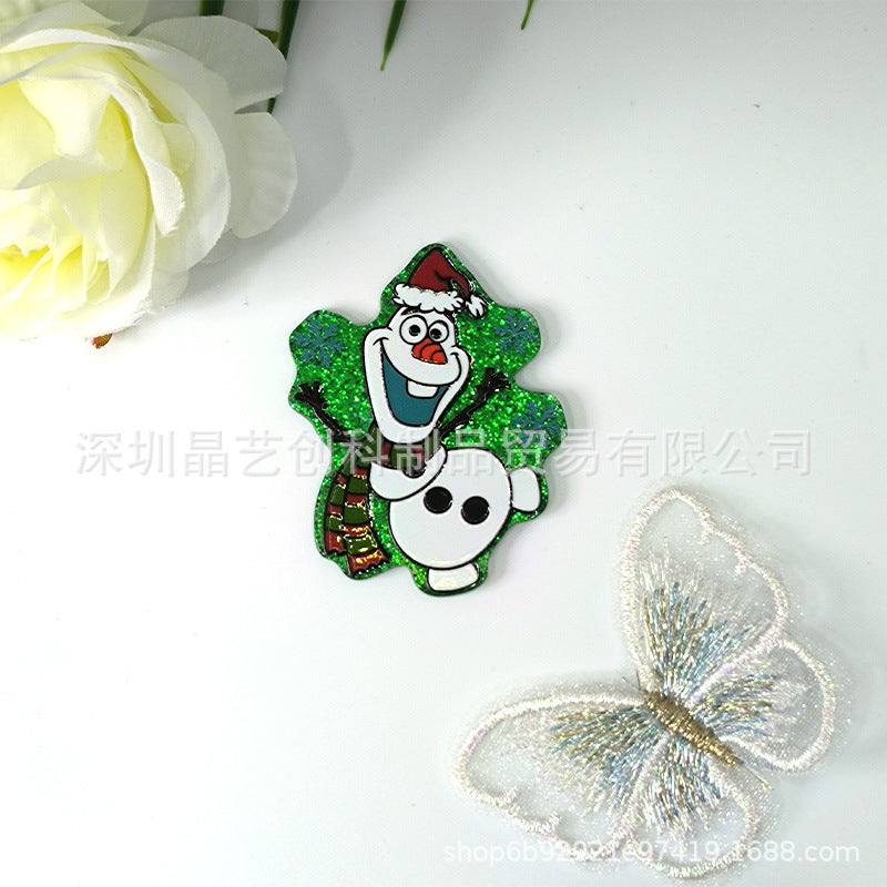 Wholesale 10pcs/ pack Acrylic DIY Accessories and Jewelry  Christmas Series