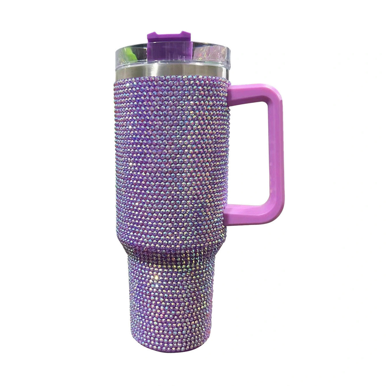 Wholesale Tumbler Ice Bullies Cup  40oz Cow Pattern Diamond-encrusted Portable Thermos Tumbler Cup