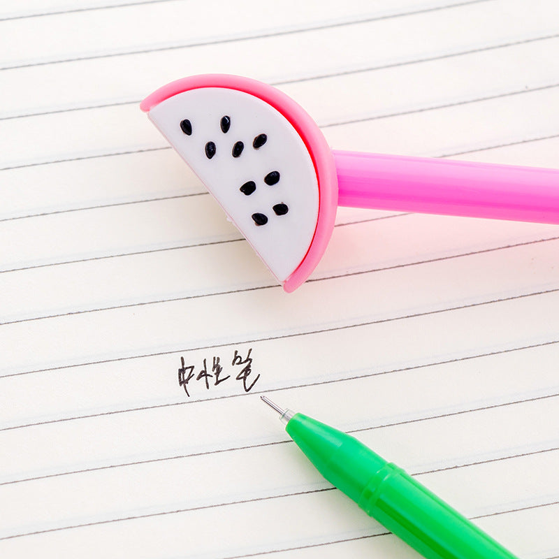 Pluma de gel de fruta de plástico al por mayor