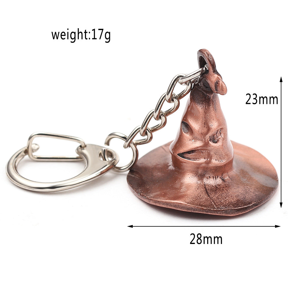 Wholesale scepter hourglass keychain game jewelry crown pendant