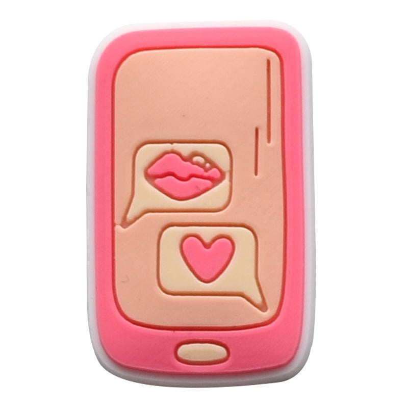 Wholesale Random 100pcs Red Valentine' s Day Series Croc Charms