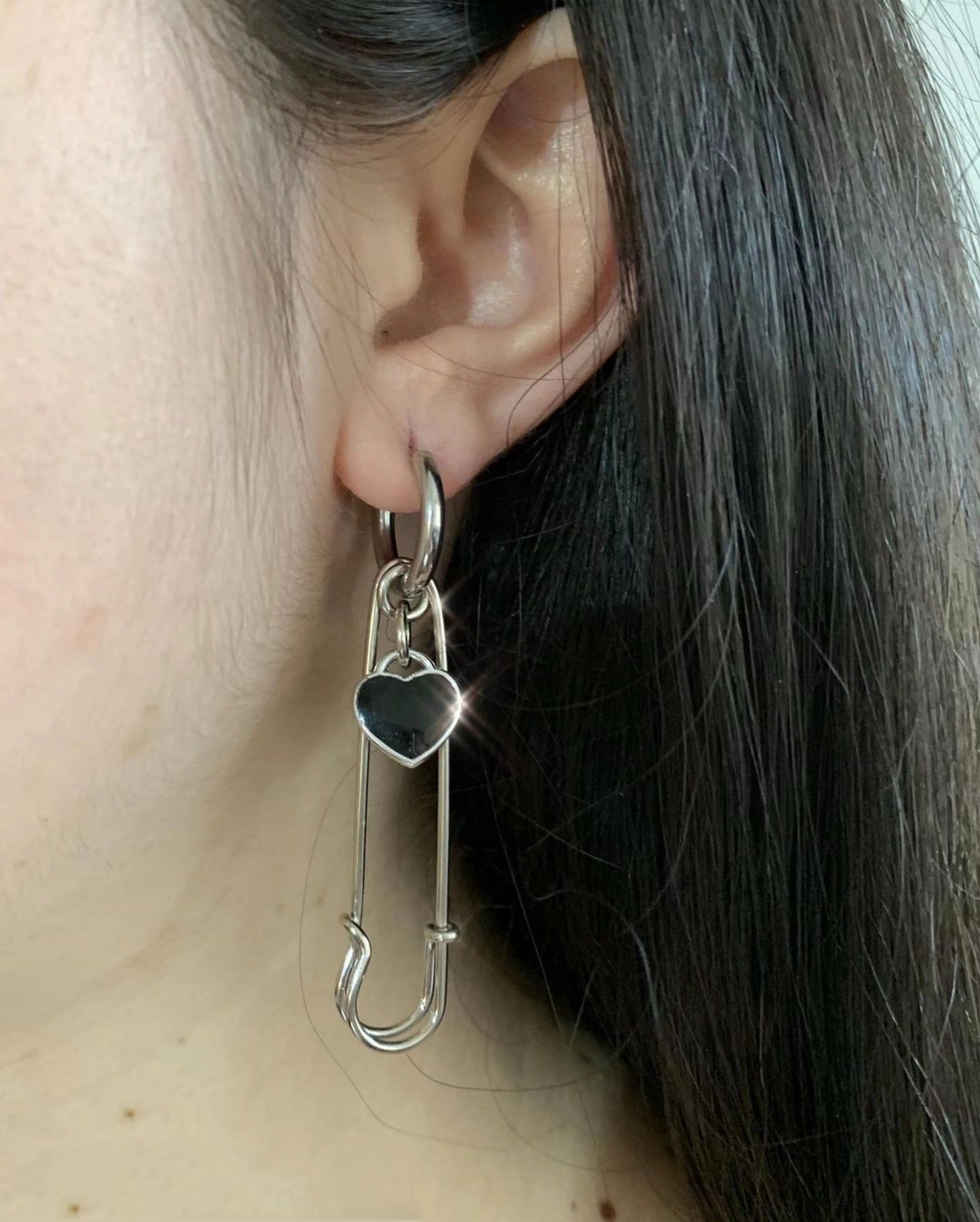 Wholesale Fashionable titanium steel stainless steel spring ear clip earrings ear clip earrings