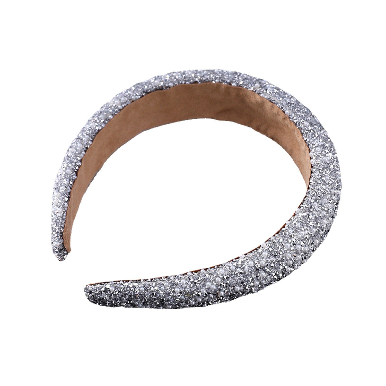 Wholesale Simple Full Diamond Headband