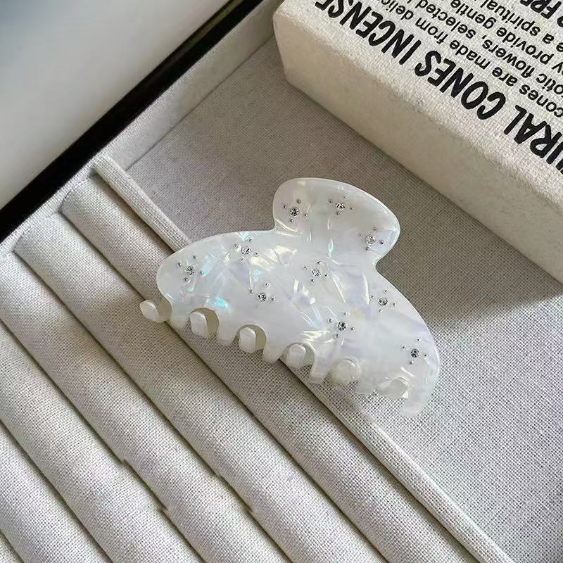 Wholesale colored diamond butterfly clip shark clip hair accessories