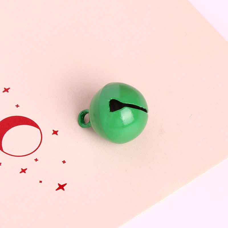 Wholesale DIY 14mm Candy Color Metal Paint Bell Keychain Accessories