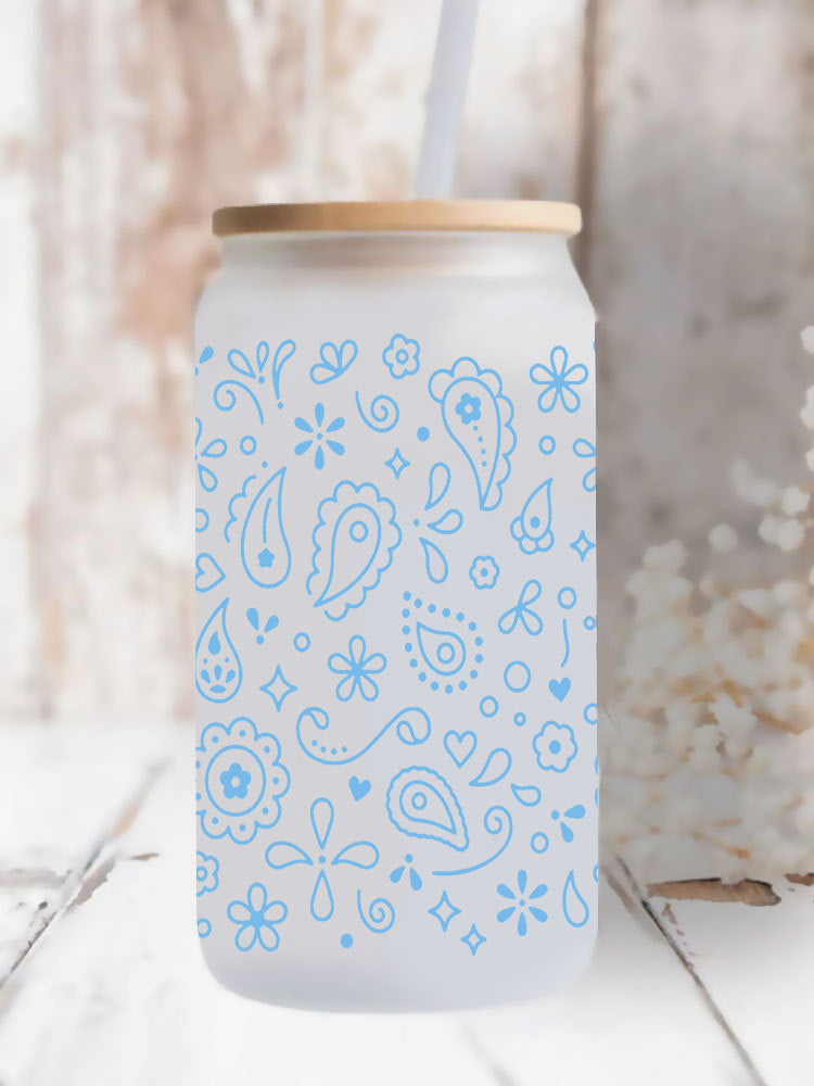 Wholesale Colorful Flower Butterfly 16oz Cup UV DTF Wraps