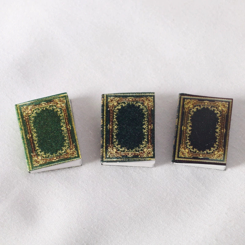 Wholesale 1 12 Miniature Classic Books Set For Dollhouse Study Room Bookshelf Decor Stylish Toy Accessory For Resale
