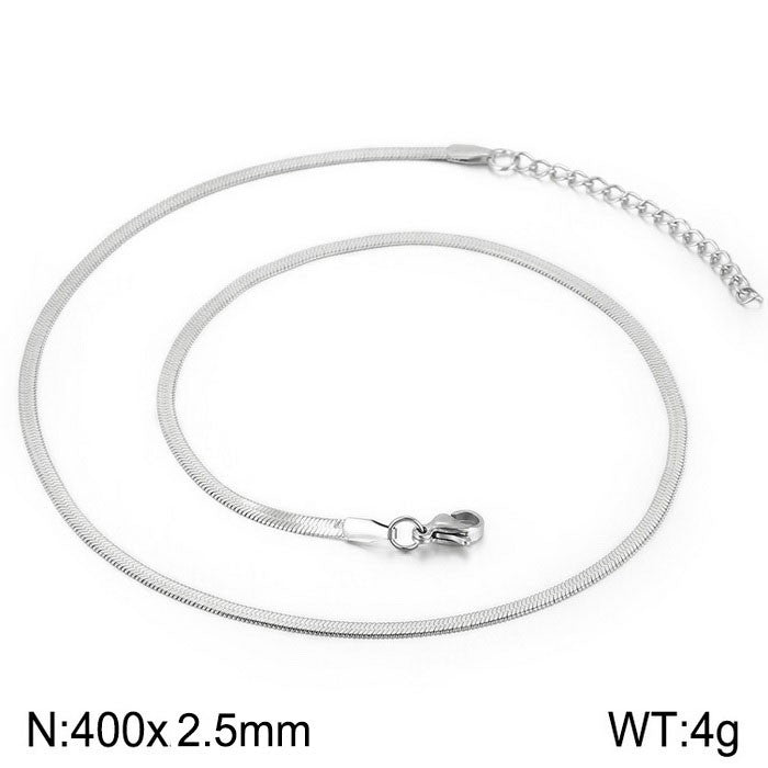 Wholesale personalized blade titanium steel necklace bracelet