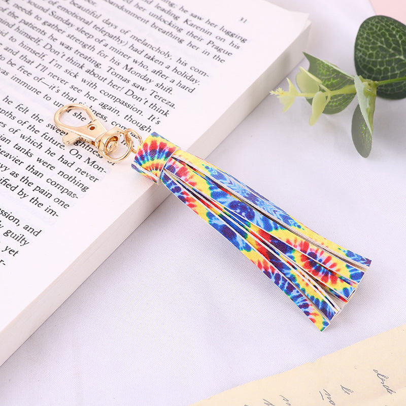 Wholesale Tassel pendant leopard print snake print fashion trend key accessories
