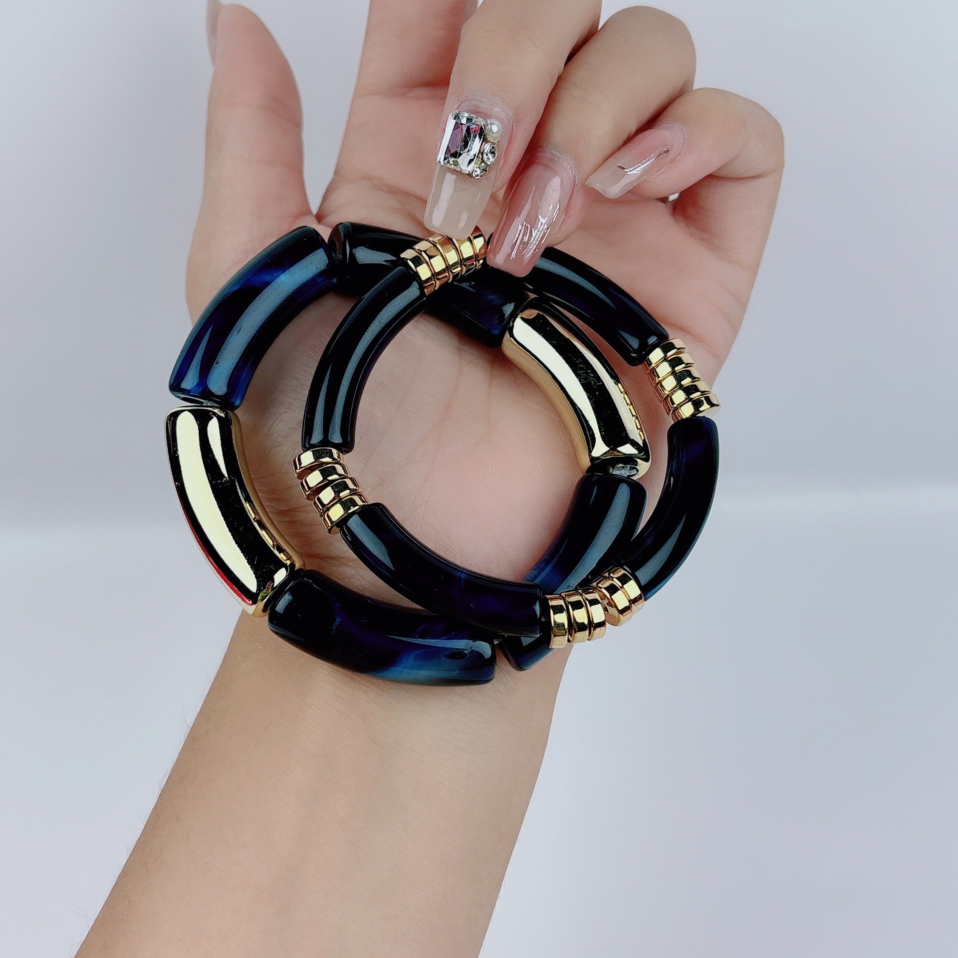 Wholesale creative tube ball elastic bracelet