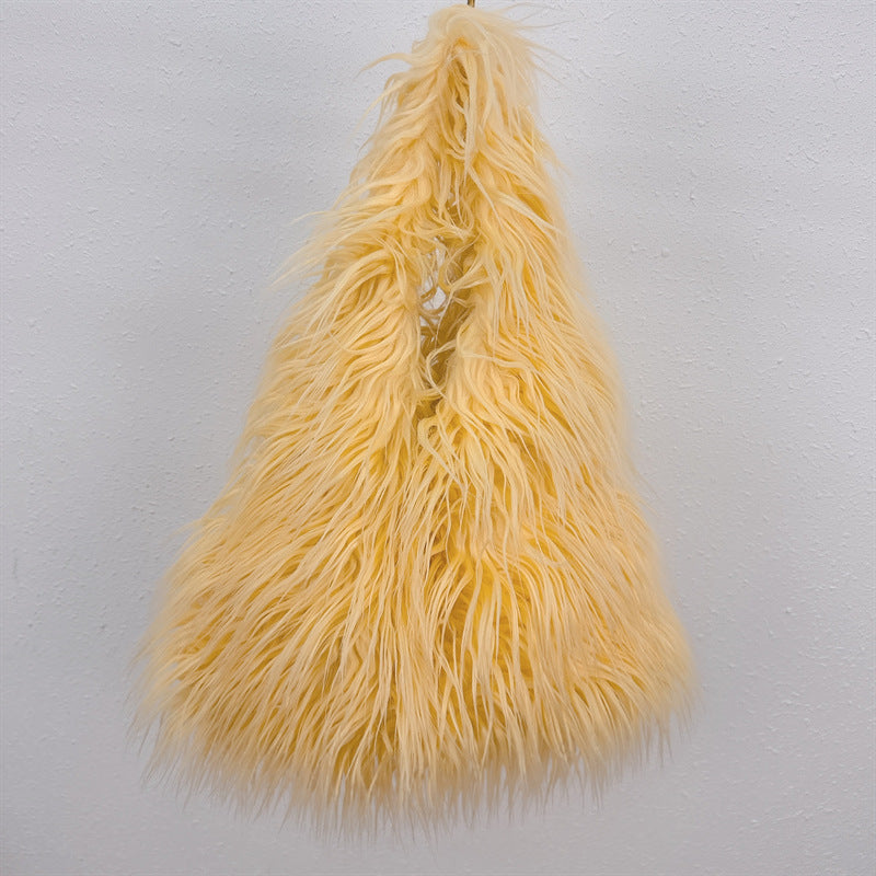 Wholesale Large Capacity Plush Crossbody Bag Shoulder Bag