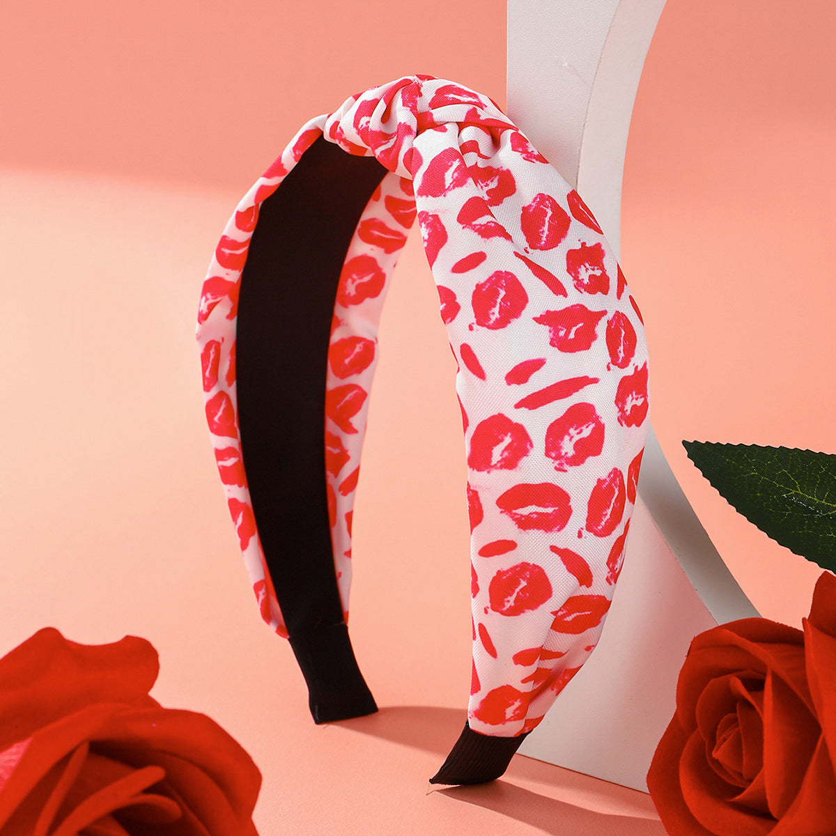 Wholesale Valentine's Day Love Fabric Pink Y2k High Heels Pattern Pattern Hair Accessories