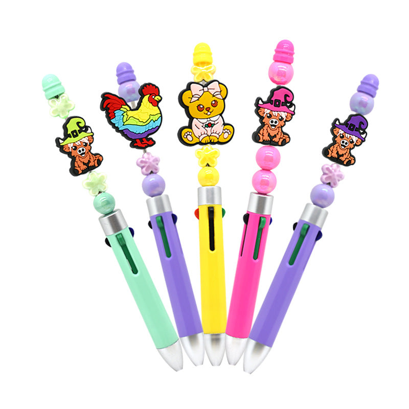 Wholesale Random 100pcs/pack  Cute cartoon animal bead  Focal Beads