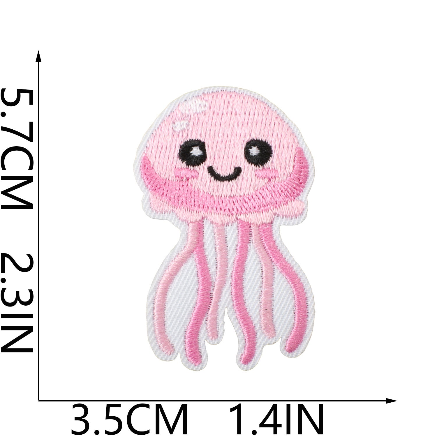 Wholesale Trendy Ocean Party Embroidered Patches For Kids Clothing Cartoon Shark Dolphin Fashion Accessory