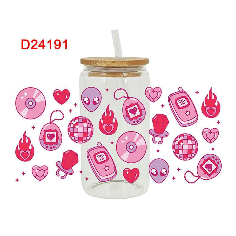 Wholesale UV Transfer Paste Glass Crystal Label Crystal Paste 16OZ UV DTF WRAPS