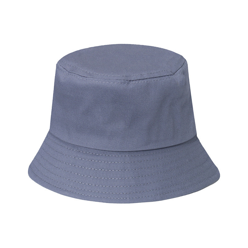 Wholesale Solid Color Fisherman Hat Simple Sunshade Outdoor Sun Protection Polyester Sun Hat