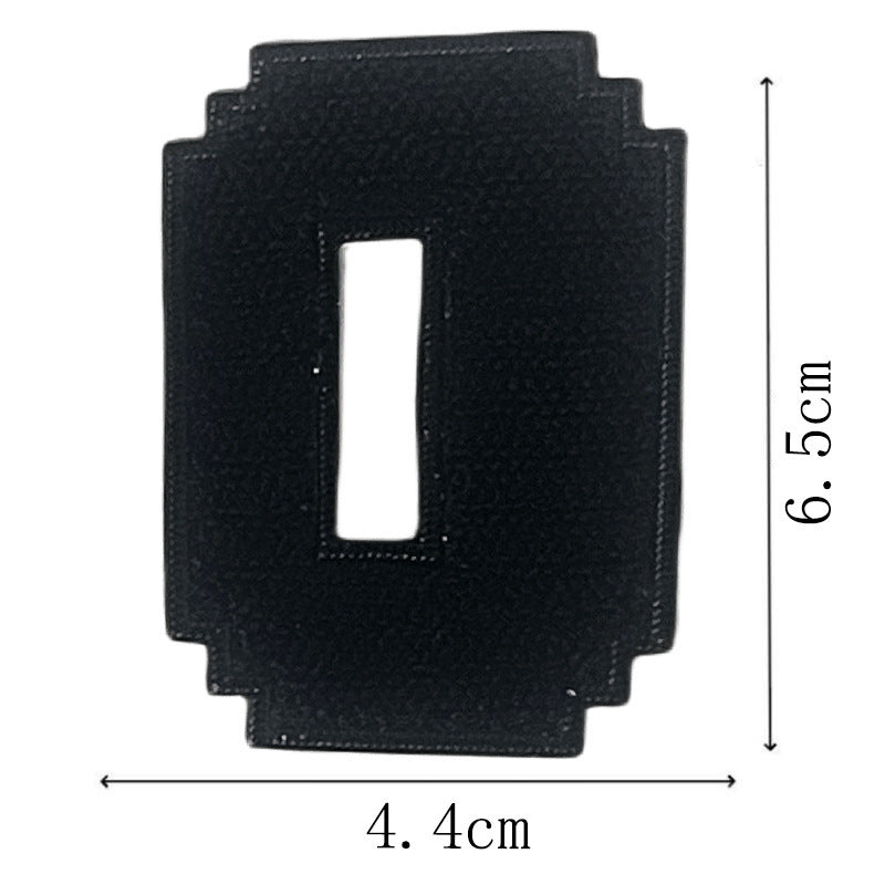 Wholesale Classic Black Embroidered Letter Patches Set Of 26 Adhesive Applique For Coat Repair DIY Craft Supply
