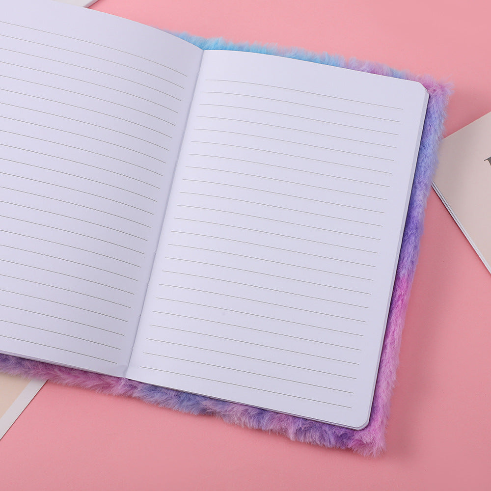 Wholesale Cartoon  Plush Notebook Gift