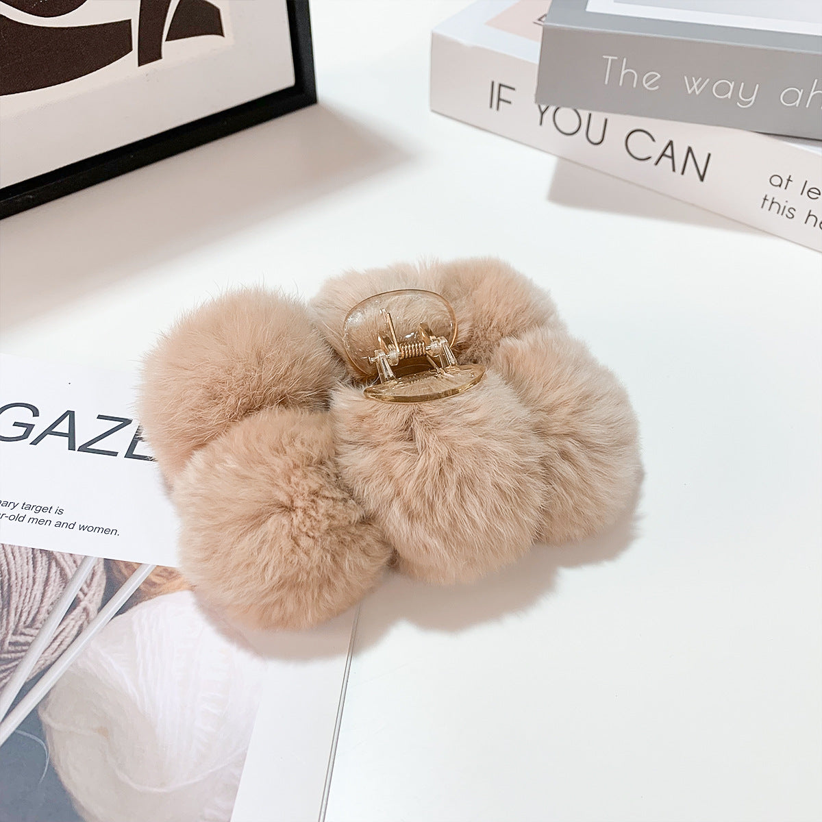 Wholesale Autumn and Winter Plush Hair Clips