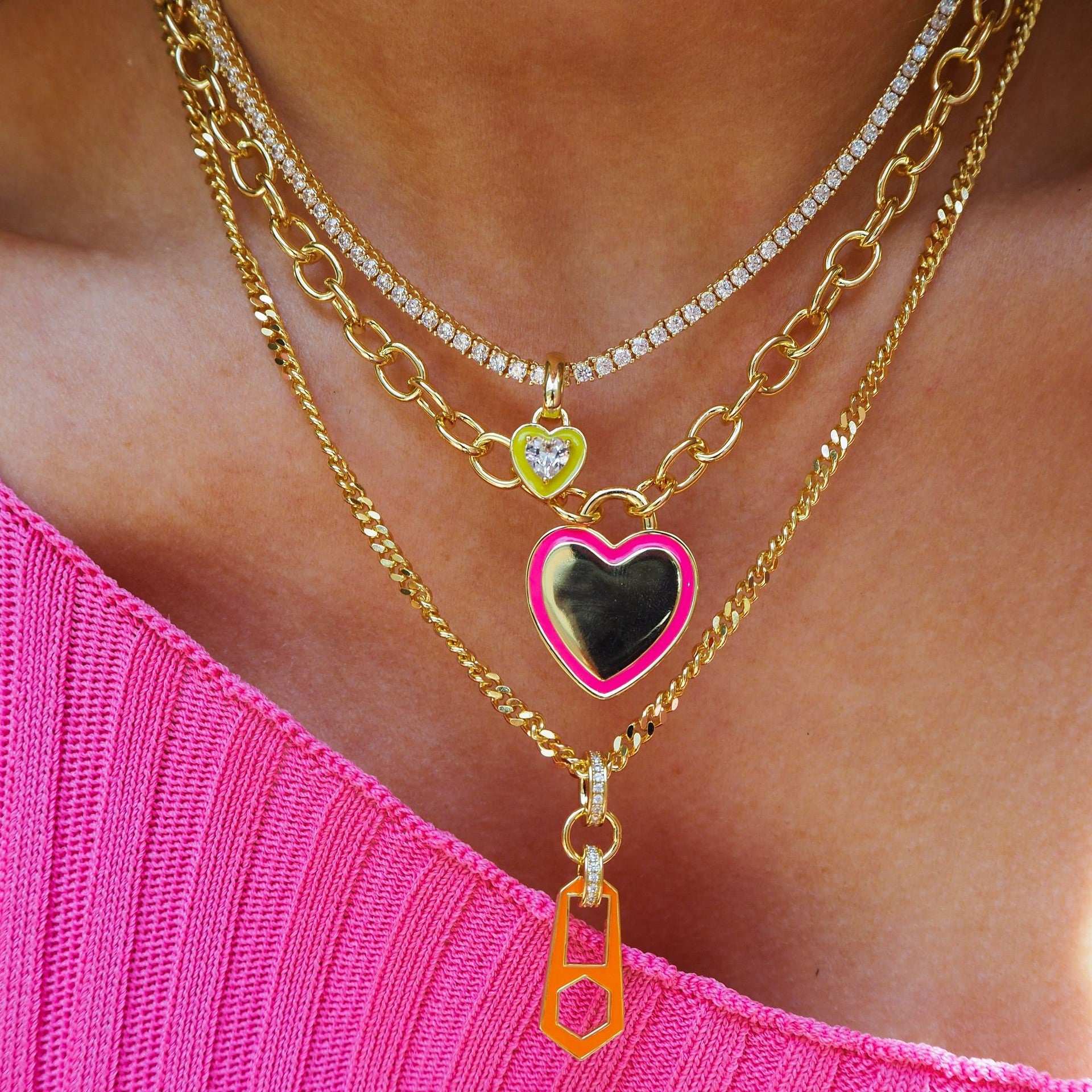 Wholesale Trendy Colorful Emerald Zircon Tennis Choker Necklace Short Copper Chain Women S Chic Fashion Jewelry Boutique Resale Gift