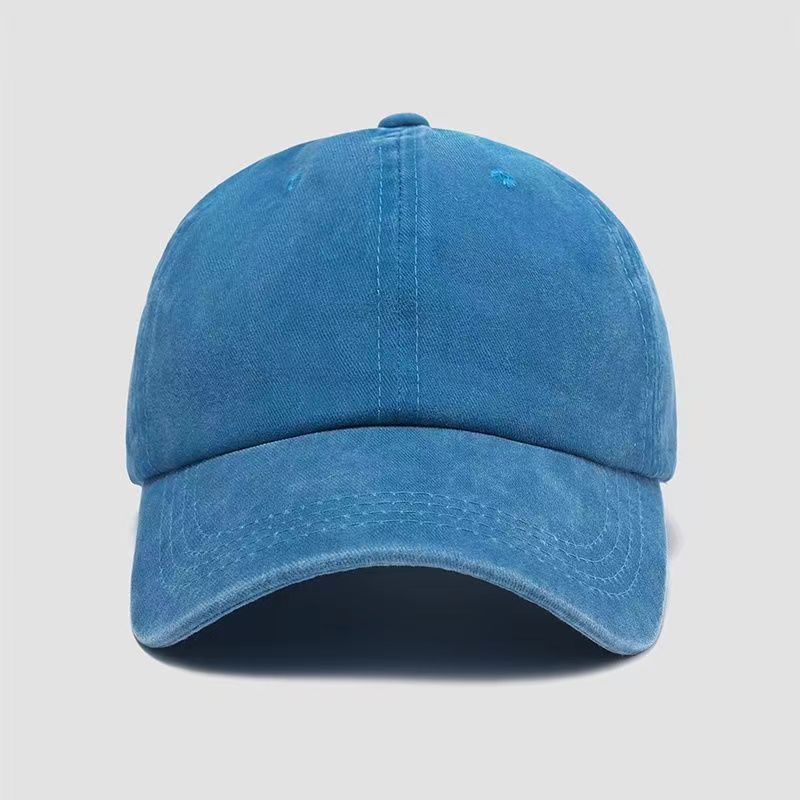 Wholesale Wholesale vintage embroidered logo distressed soft top cap