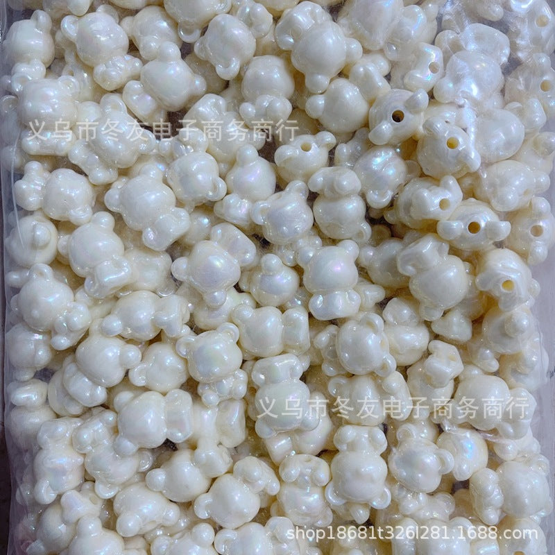 Wholesale 20pcs/pack Acrylic  Vertical Hole Beaded Pen DIY Acrylic Beads