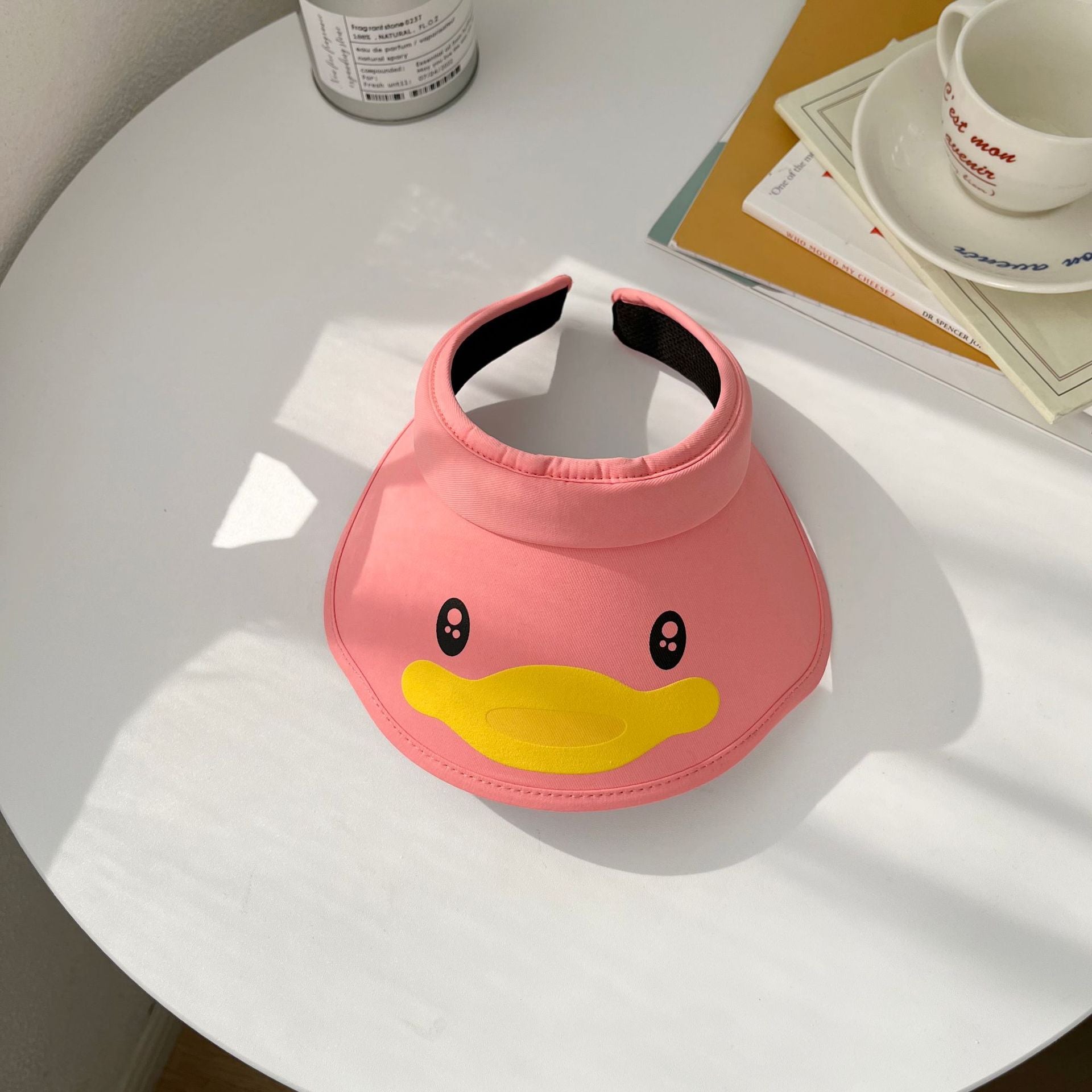 Summerante de verano de algodón para niños dibujos animados de pato amarillo