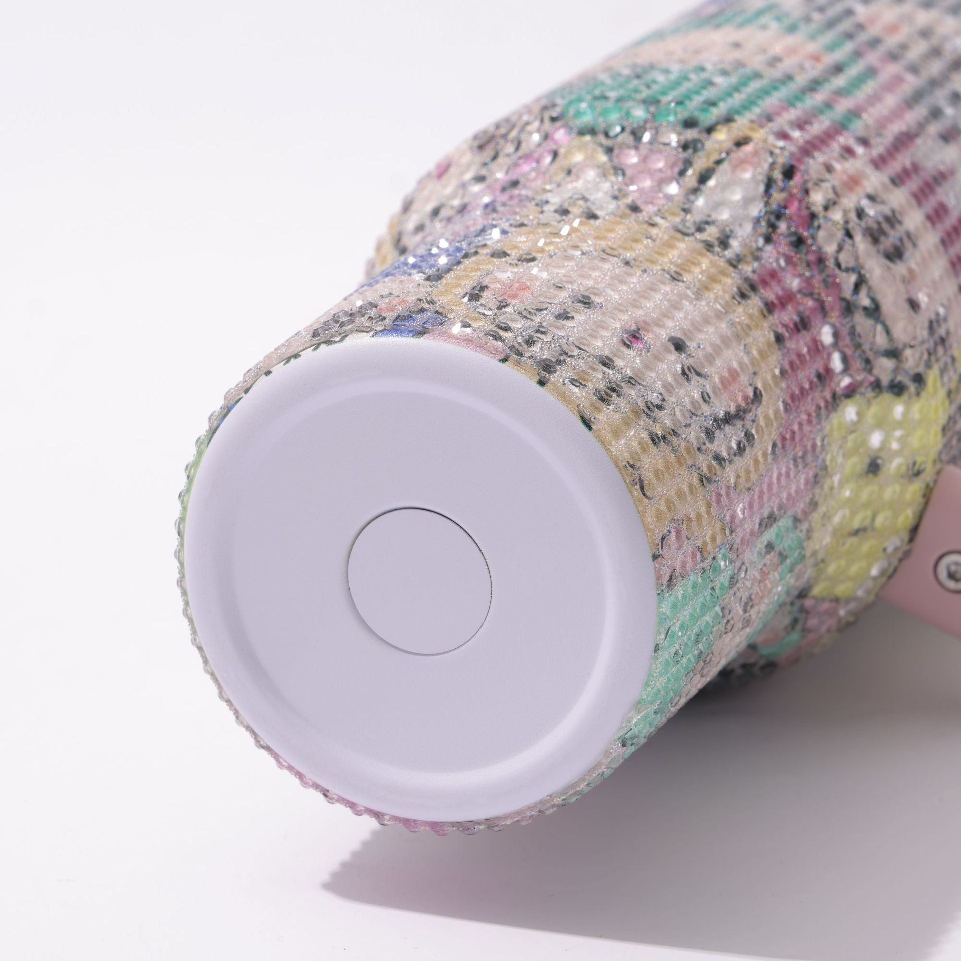 Wholesale Stainless Steel Cartoon Diamond-Encrusted 40oz Car Handle Straw Cup