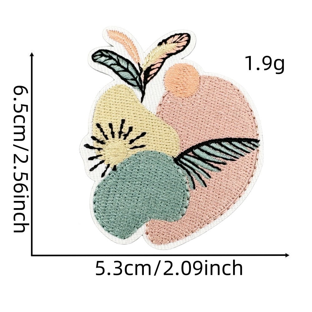 Wholesale Cute Bohemian Embroidered Patches Polyester Thread For Clothing Bags And Resale