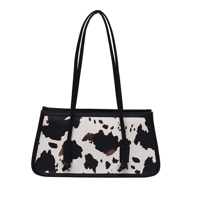 Wholesale PU Leopard Cow Pattern Shoulder Bag