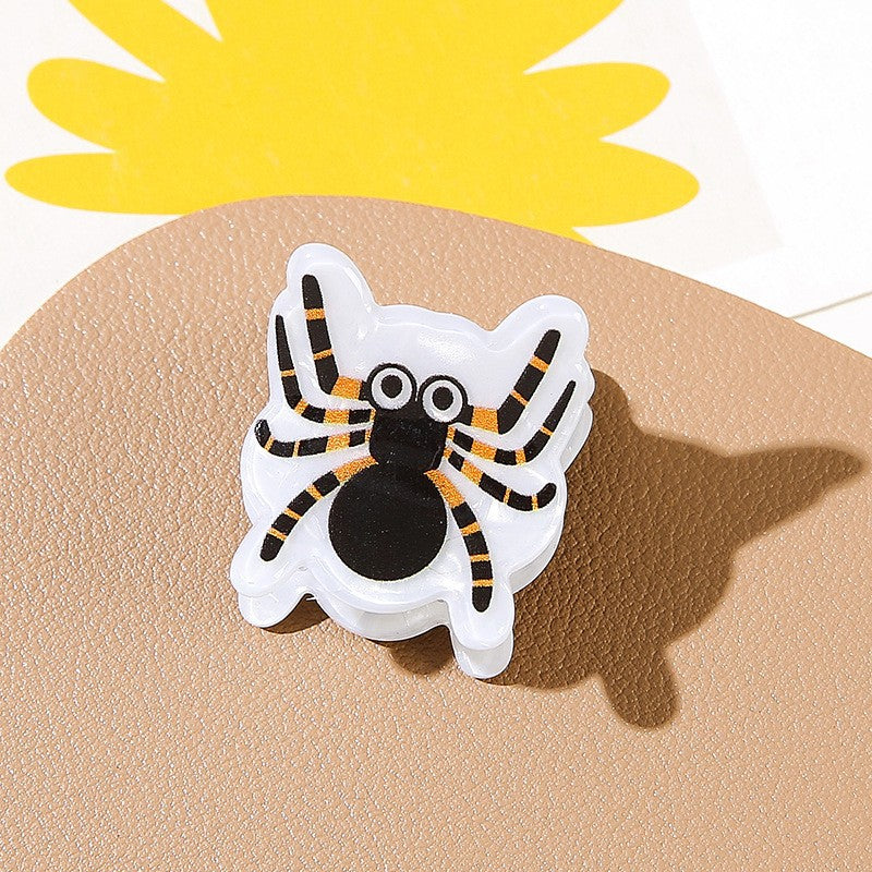 Wholesale Dark Style PVC Pumpkin Ghost Shark Claw Hair Clip  Creative Hair Accessory For Resale