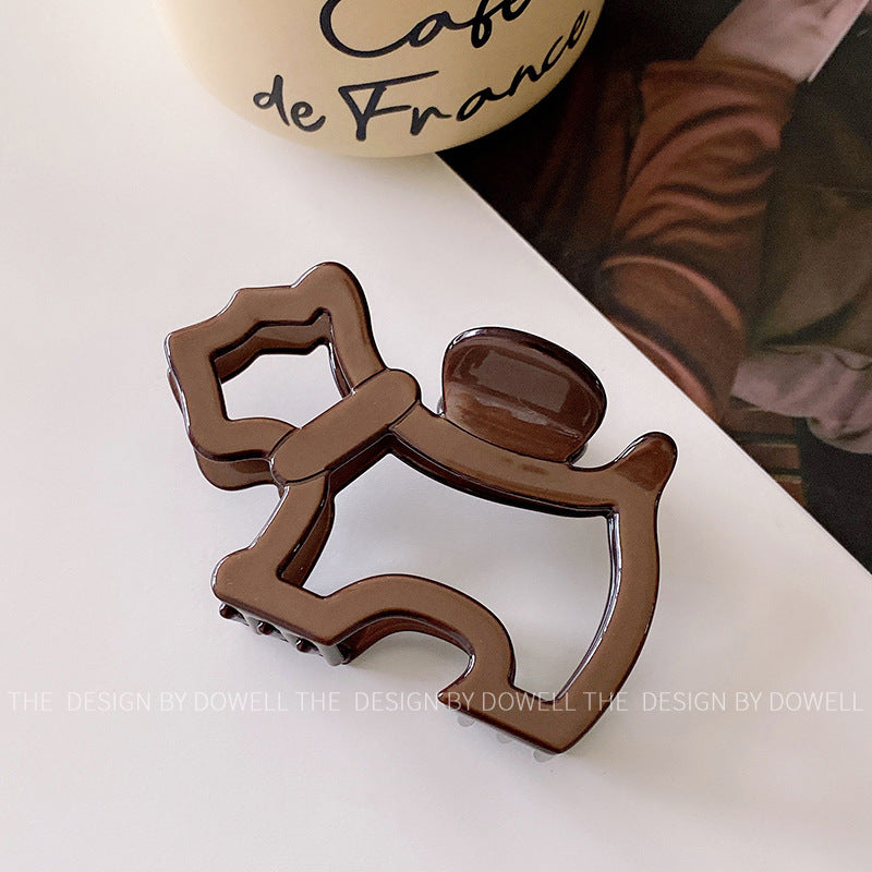 Wholesale Acetic Acid Board Simple Cute Cute Hollow Hairpin Medium Hairpin